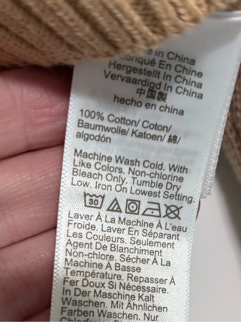 J. Crew 109% Cotton double-breasted sweater